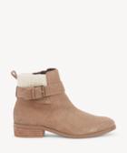 Sole Society Sole Society Austen Faux Shearling Bootie Taupe Size 5.5 Suede