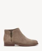 Sole Society Women's Bevlyn Zipper Bootie Rock Size 5 Suede From Sole Society