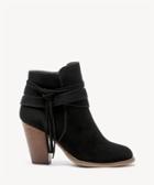 Sole Society Women's Rumi Tassel Bootie Black Size 5 Suede From Sole Society