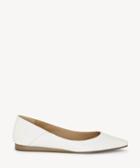 Lucky Brand Lucky Brand Bylando Pointed Toe Flats Bright White Size 5 Leather From Sole Society