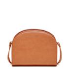 Sole Society Women's Kinslee Watermelon Shape Crossbody Bag Cognac Vegan Leather From Sole Society