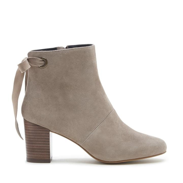 Sole Society Sole Society Roxbury Back Tie Bootie - Coffee