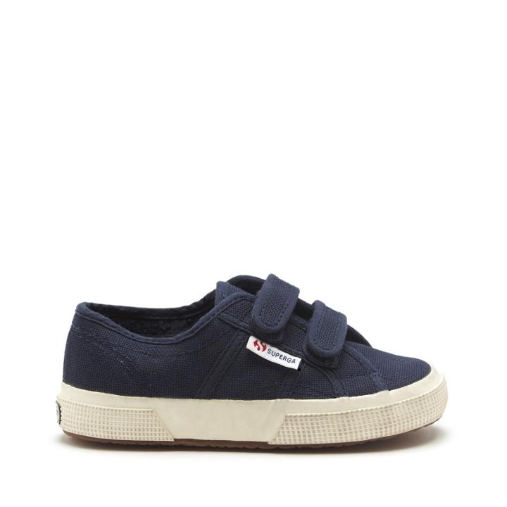 Superga Superga 2750 Jvel Classic Velcro Sneaker - Navy