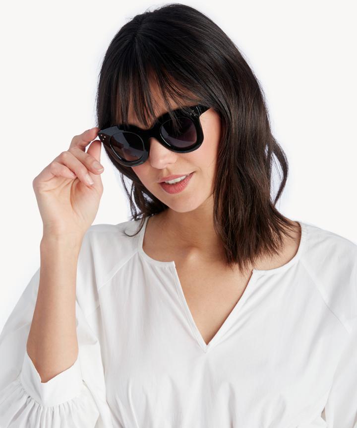 Sole Society Sole Society Larissa Slim Square Sunglasses