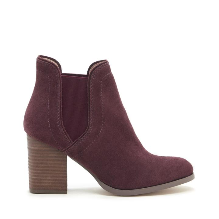 Sole Society Sole Society Carrillo Heeled Gore Bootie - Dusty Bordeaux