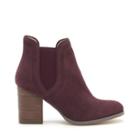 Sole Society Sole Society Carrillo Heeled Gore Bootie - Dusty Bordeaux