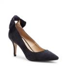 Sole Society Sole Society Mabel Back Bow Pump - Navy-6.5