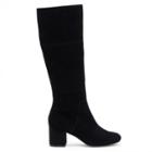 Sole Society Sole Society Kaedee Block Heel Tall Boot - Black-6.5