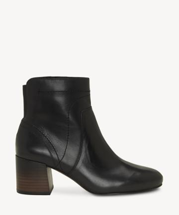 Corso Como Corso Como Women's Liza Block Heels Bootie Black Size 10 Leather From Sole Society
