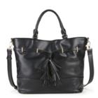 Sole Society Sole Society Ryka Double Tassel Tote - Black-one Size