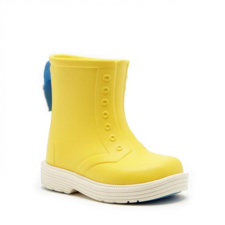 Native Native Sid Child Rain Boot - Bart Yellow Bone White-6t