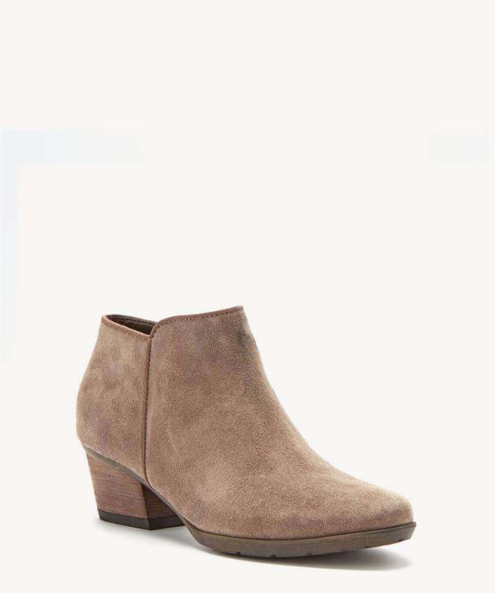 Blondo Blondo Women's Villa Ankle Bootie Mushroom Size 6 Suede From Sole Society