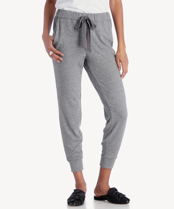 1. State 1. State Brushed Jersey Jogger W/ Satin Tie