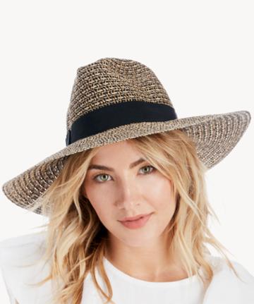 Sole Society Sole Society Mixed Weave Sun Hat