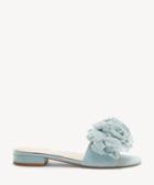 Jessica Simpson Jessica Simpson Caralin Ruffle Slides Vintage Blue Size 6 Denim From Sole Society