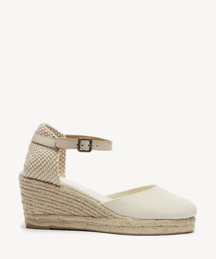 Soludos Soludos Closed Toe Midwedges Wedges Blush Size 6 Fabric From Sole Society