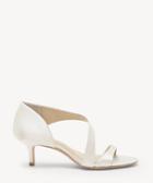 Imagine Imagine Women's Karlyn Low Heels Sandals Ivory Size 10 Satin From Sole Society