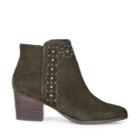 Sole Society Sole Society Gala Embellished Bootie - Dark Olive