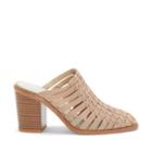 1. State 1. State Licha Woven Block Heel Mule - Stone-8.5