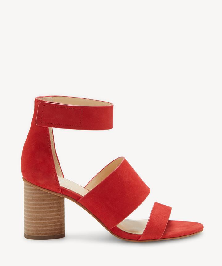 Vince Camuto Vince Camuto Junette Strappy Sandals Cherry Red Size 5 Leather From Sole Society