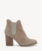 Sole Society Sole Society Carillo Heeled Gore Bootie Taupe Size 10 Suede