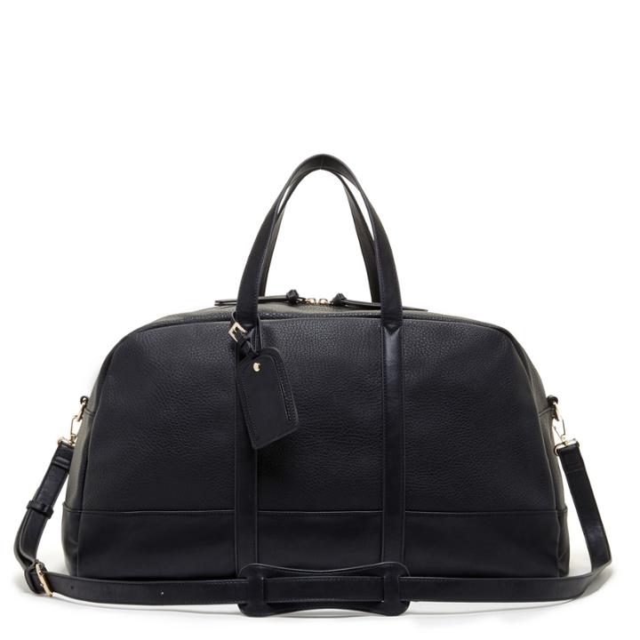 Sole Society Sole Society Marant Vegan Large Weekender - Black