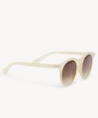 Sole Society Sole Society Blaine Classic Oversize Sunglasses - Milky Beige-one Size