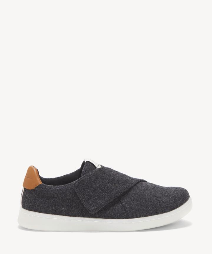 Ed Ellen Degeneres Ed Ellen Degeneres Women's Charston Criss Cross Sneakers Flats Charcoal Size 5 Alpaca Wool From Sole Society