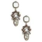 Sole Society Sole Society Victorian Crystal Statement Earrings - Multi