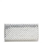 Sole Society Sole Society Barrett Embellished Crystal Clutch - Pewter-one Size