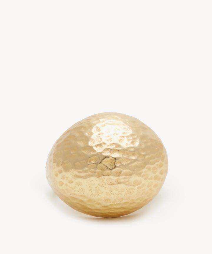 Sole Society Women's Domed Ring 12k Soft Polish Gold One Size From Sole Society