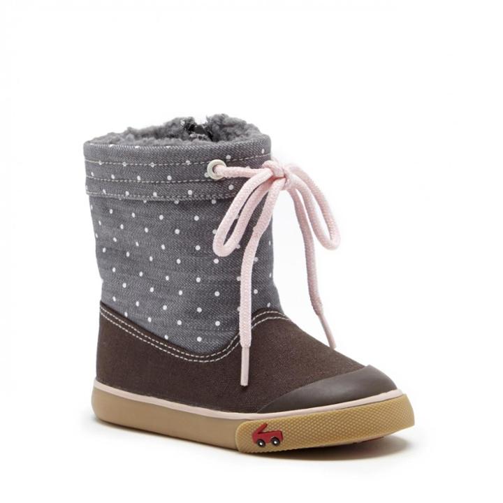 See Kai Run See Kai Run Greta Winter Boot - Gray-9t
