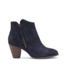Sole Society Sole Society Justina Zipper Pull Bootie - Navy-7.5