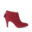 Sole Society Sole Society Aiden Tassel Ankle Bootie - Chili Red-6
