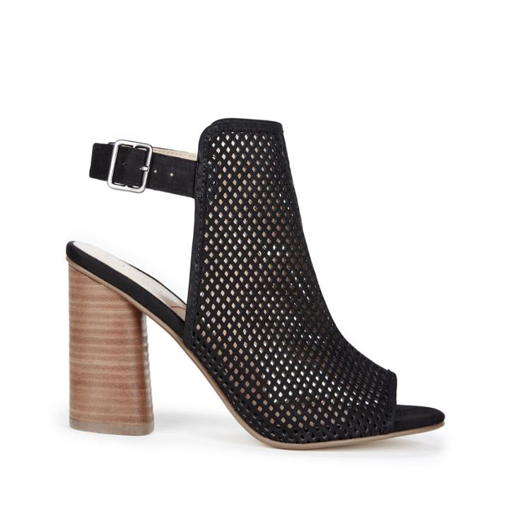 Sole Society Sole Society Bombay Block Heel Shoetie - Black