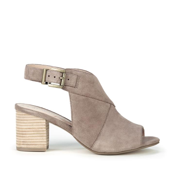 Sole Society Sole Society Zuma Block Heel Sandal - Taupe-5