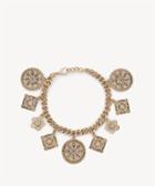 Sole Society Sole Society Coin Charm Bracelet Antique Gold One Size Os