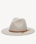 Sole Society Women's Structured Hat With Velvet Band Camel Wool From Sole Society