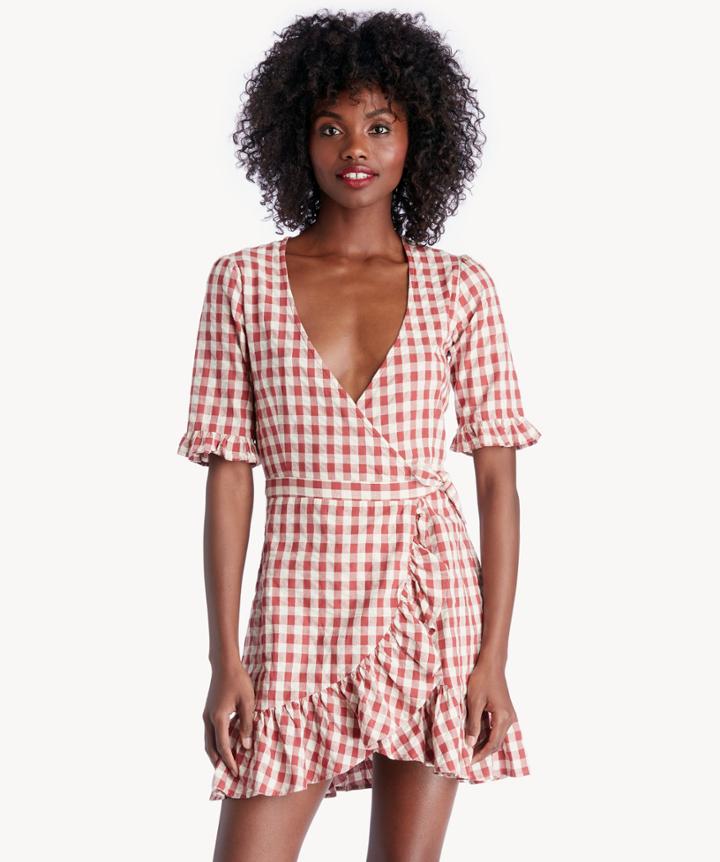 Capulet Capulet Nadine Wrap Dress Jam Gingham Size Extra Small From Sole Society