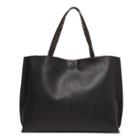 Sole Society Sole Society Mel Large Vegan Tote - Black