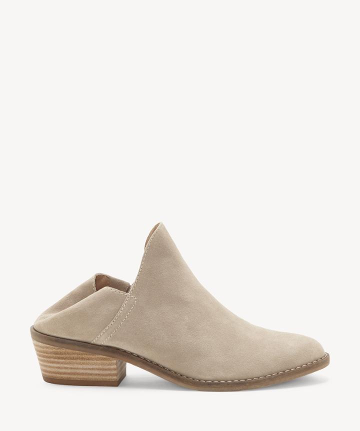 Lucky Brand Lucky Brand Women's Fausst Ankle Bootie Mushroom Size 6 Leather From Sole Society