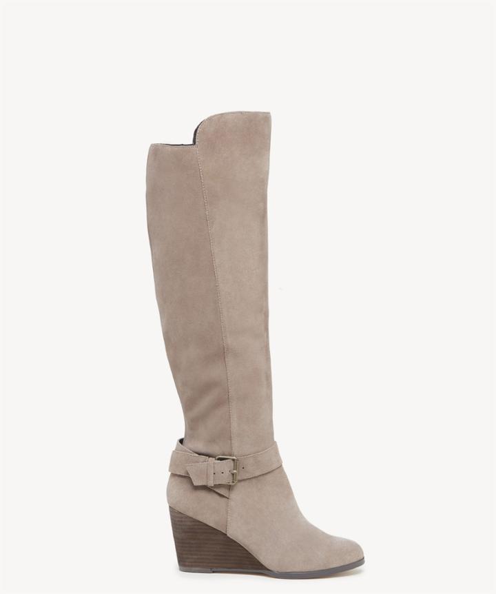 Sole Society Sole Society Paloma Wedges Boots Taupe Size 5 Suede
