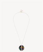 Sole Society Sole Society Disc Plated Pendant Necklace