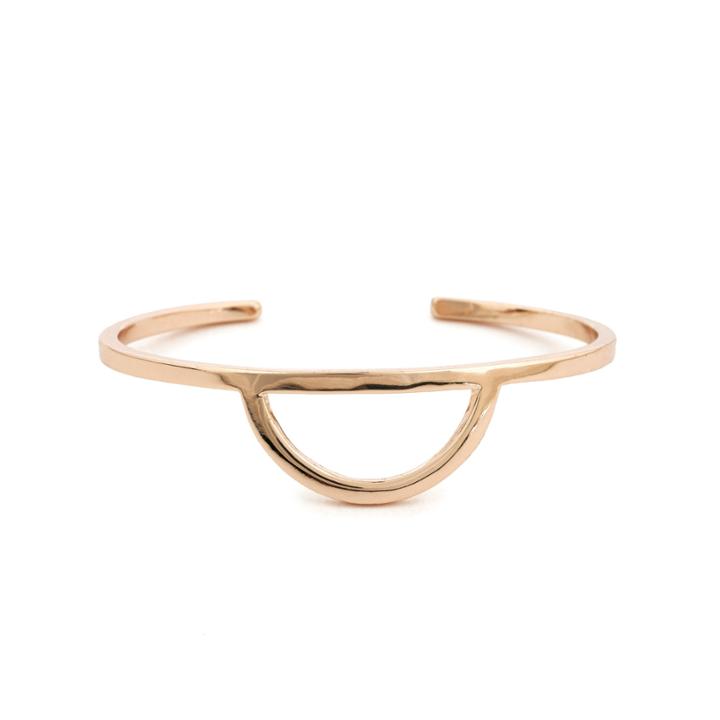 Sole Society Sole Society Plated Moon Gazer Cuff - Gold