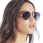 Sole Society Sole Society Hampton Basic Aviator Sunglasses - Gold