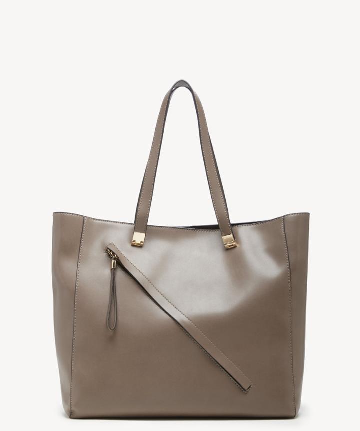 Sole Society Women's Nycky Tote Vegan Taupe Vegan Leather From Sole Society