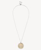 Sole Society Sole Society Circle Pendant Necklace Gold One Size Os