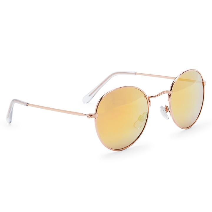 Sole Society Sole Society Reece Mirrored Metal Sunglasses - Rose Gold