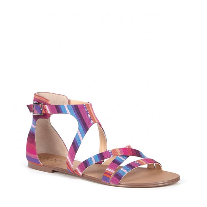 Sole Society Sole Society Simona Gladiator Sandal - Fuchsia-6