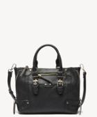 Sole Society Women's Susan Mini Tote Winged Black Vegan Leather From Sole Society